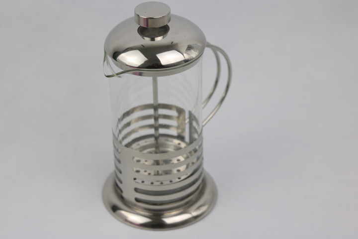 Cafetieră franceză pentru cafea și ceai, vas cu filtru, moka pot, infuzor de ceai cu flori