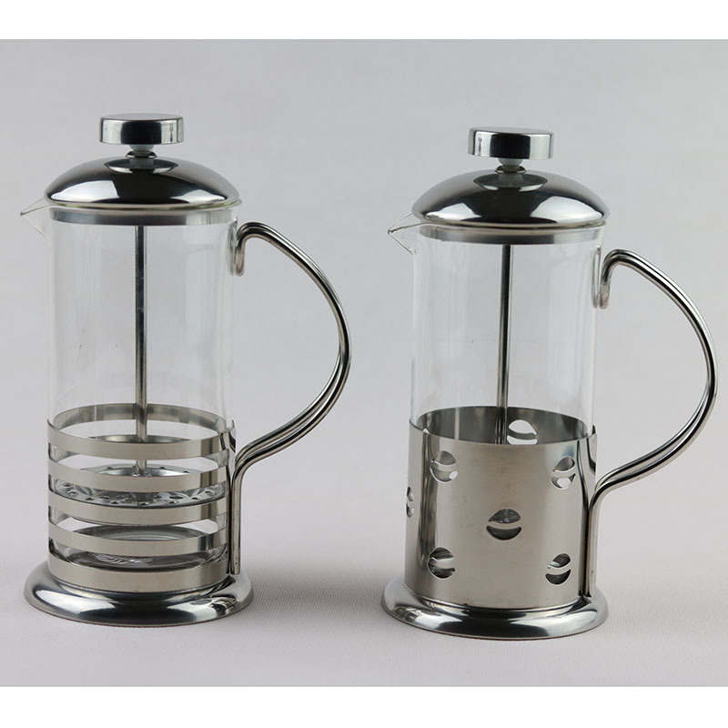 Cafetieră franceză pentru cafea și ceai, vas cu filtru, moka pot, infuzor de ceai cu flori