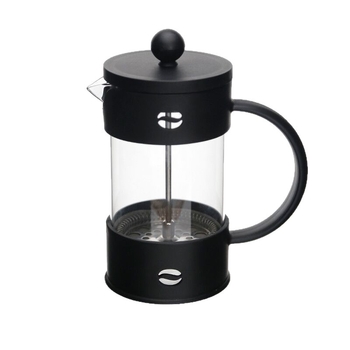 Cafetieră franțuzească din sticlă borosilicată, filtru rezistent la temperaturi, infuzor portabil pentru ceai și cafea din boabe