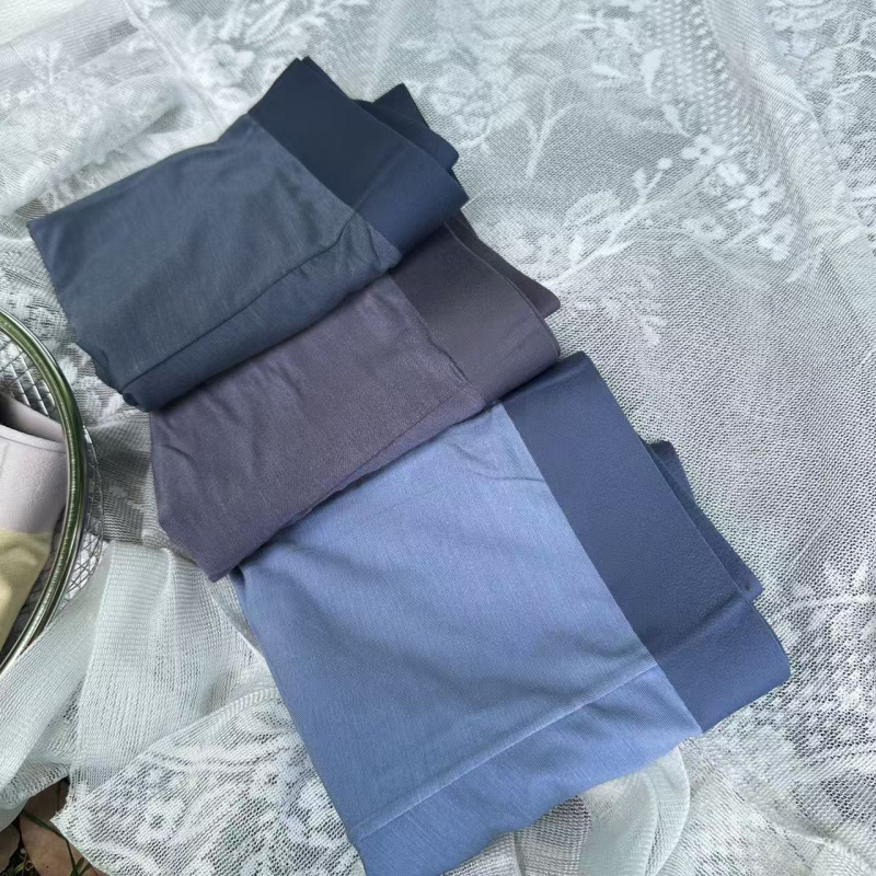 Lenjerie intimă bărbătească din Modal cu crotch din mătase Mulberry, antibacteriană și respirabilă, boxer briefs, 4XL