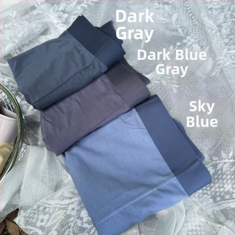 Lenjerie intimă bărbătească din Modal cu crotch din mătase Mulberry, antibacteriană și respirabilă, boxer briefs, 4XL
