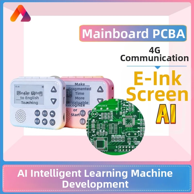 AI repetor învățare engleză, dispozitiv de studiu de buzunar, învățare sincronizată cu manualul, placă de control PCBA
