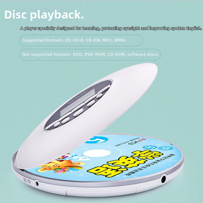 Prenosný CD prehrávač KC-706 s Bluetooth, MP3 a opakovačom anglického jazyka