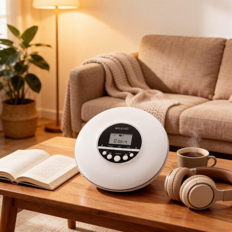 KC-706 CD player portabil cu Bluetooth, MP3 și repetor în limba engleză
