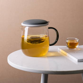 Ceainic de sticlă pentru uz casnic, cu filtru pentru ceai de flori, rezistent la temperaturi înalte, set de ceai din sticlă