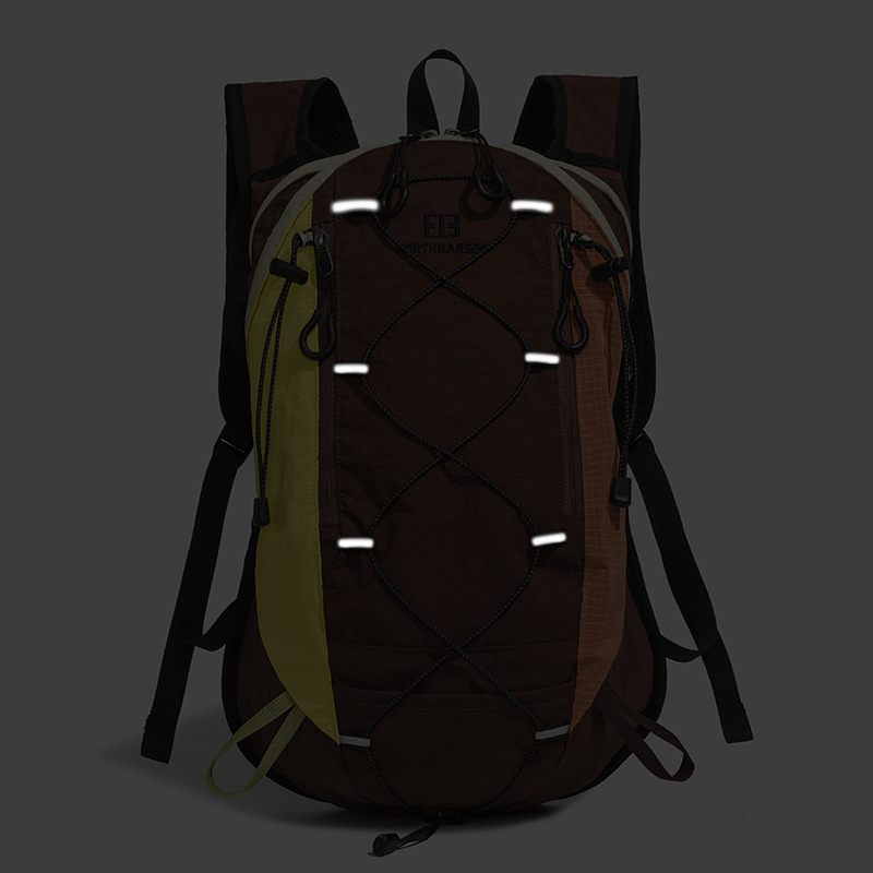 Noul rucsac pentru sporturi în aer liber și alpinism, cu capacitate mare, ușor, pentru drumeții și ciclism, în design color-block