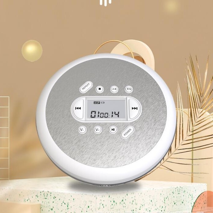 KC-707 CD player portabil cu învățare a limbii engleze și funcție de repetare CD, redare albume