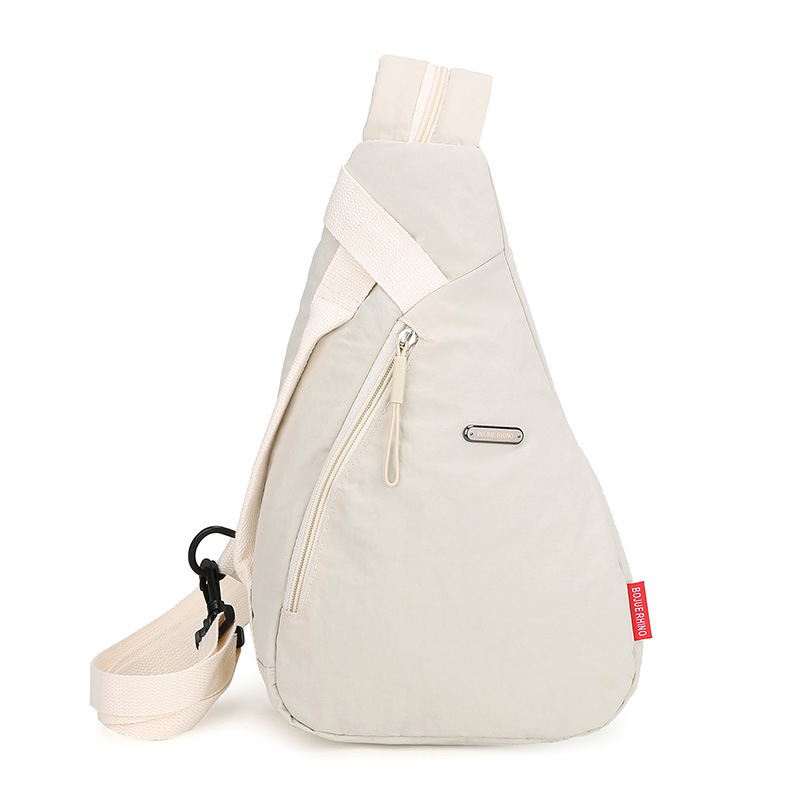 Geantă de piept pentru bărbați, în stil sport, culoare solidă, ușoară, crossbody