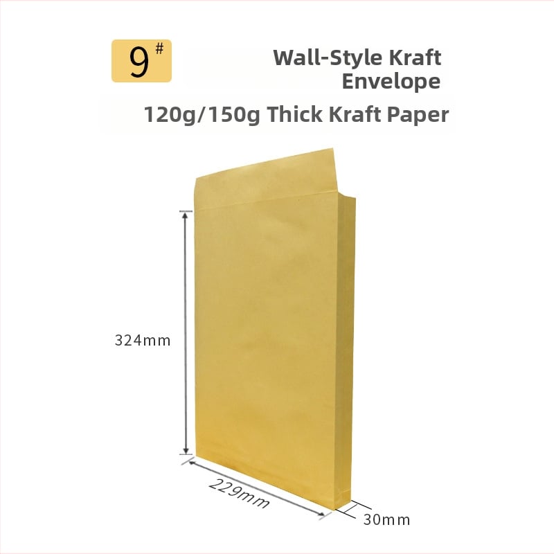 Dragon Peak Galben No.9 Plic documente A4 din hârtie kraft groasă, geantă de fișiere cu imprimare personalizată