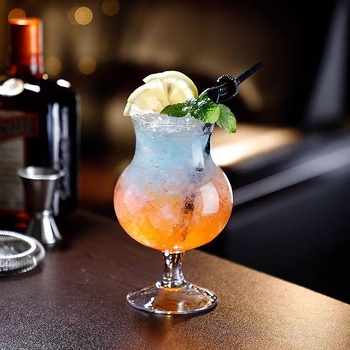 Pahar de cocktail cu picior scurt, 401–500 ml, utilizare casnică, stil modern