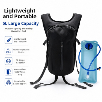 Rucsac de hidratare pentru copii, pentru ciclism în aer liber, drumeții montane și alergare, de vară, unisex, portabil, capacitate 2 L