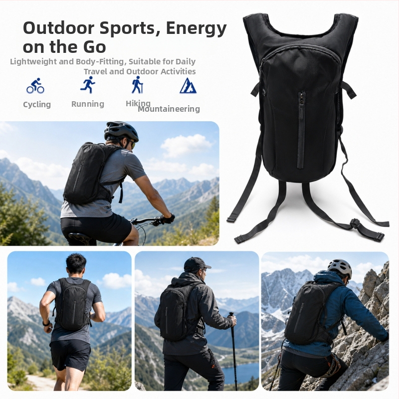 Letný hydratačný batoh pre deti na outdoorovú cyklistiku, horolezectvo a beh, unisex, prenosný, objem 2 l