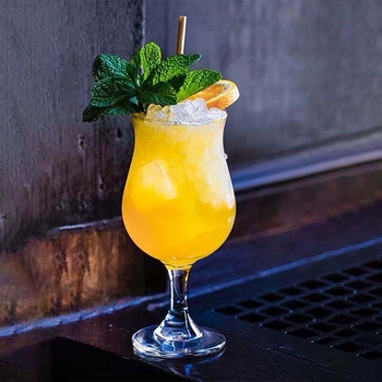 Coconut Grove Fragrant Cup – Pahar pentru cocktail, Pahar pentru suc, Pahar pentru băuturi reci, Pahar pentru sifon, Pahar înalt pentru băuturi reci, Pahar pentru cafea cu gheață