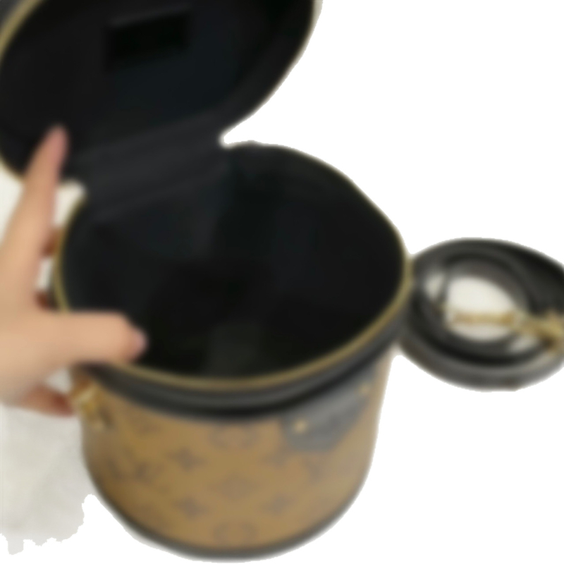 Geantă de umăr pentru femei, în stil bucket, cu imprimeu colorat, design retro, lux ușor