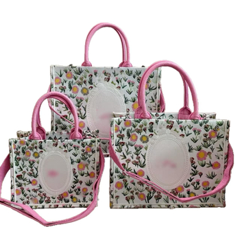 D Brand Geantă Tote cu broderie florală 3D, mare capacitate, geantă de damă pentru uz zilnic și călătorii, curea de umăr/crossbody