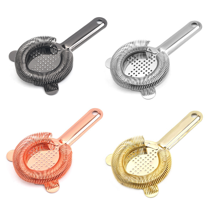Filtru de gheață pentru cocktail din oțel inoxidabil 304, separator de cuburi de gheață pentru barul de acasă