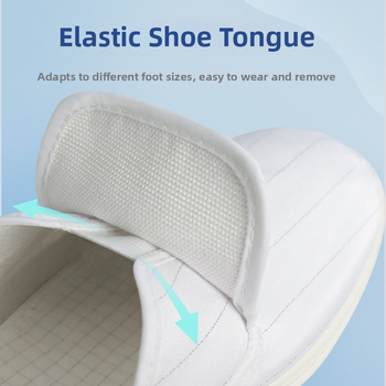 Pantofi anti‑statici cu talpă moale și talpă PVC îngroșată, potriviți pentru spații fără praf, rezistenți la temperaturi înalte, unisex