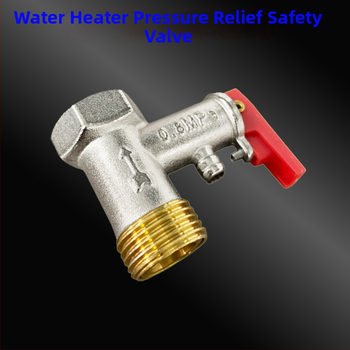 Valvă de siguranță pentru boiler din cupru, 1/2 inch, corp întărit, supapă de eliberare a presiunii, accesorii