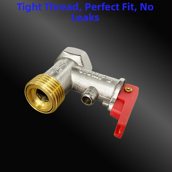 Valvă de siguranță pentru boiler din cupru, 1/2 inch, corp întărit, supapă de eliberare a presiunii, accesorii