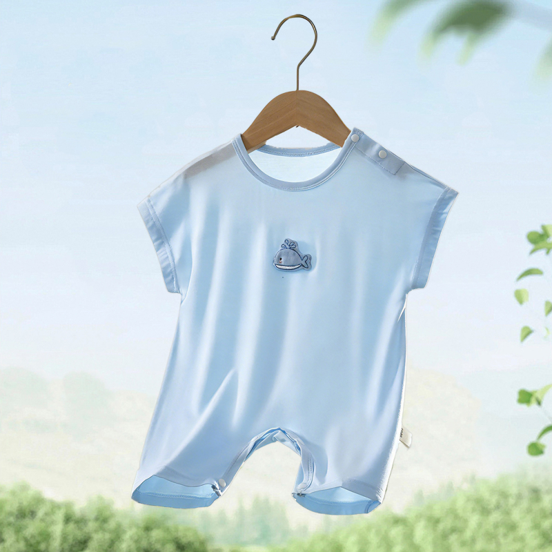 Salopetă de vară pentru nou-născuți, ușoară și respirabilă, Clasa A, costum pentru târâre, pijama