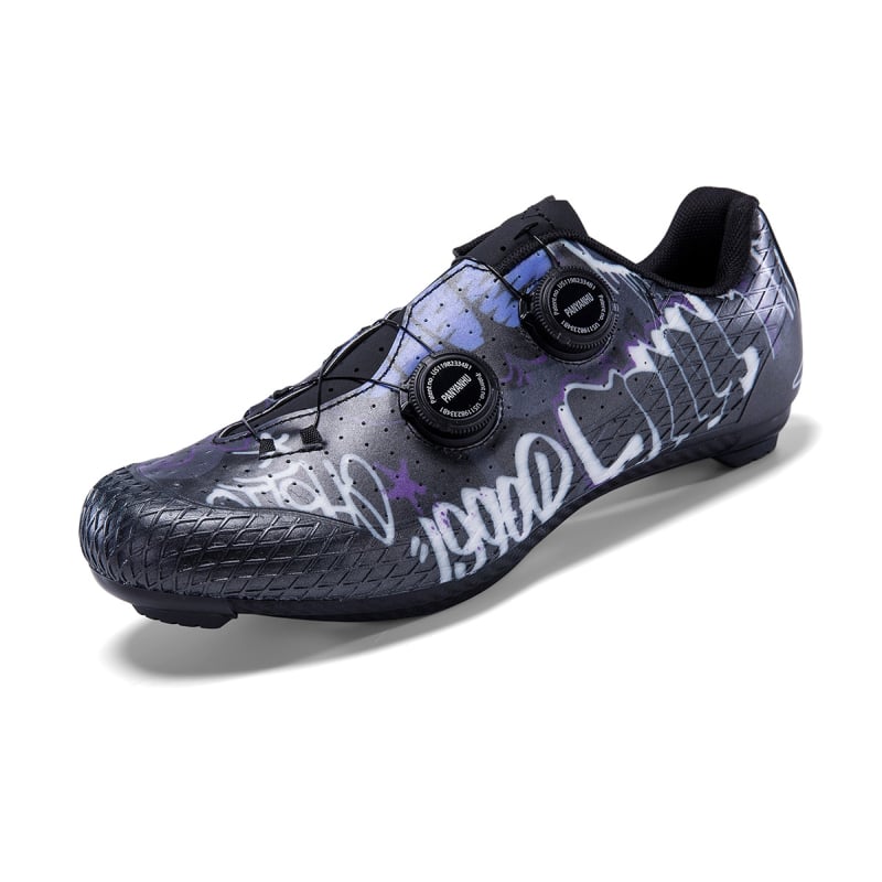 Pantofi de ciclism luminoși, cu schimbare de culoare, pentru biciclete de drum și spinning, compatibili cu pedalele clipless