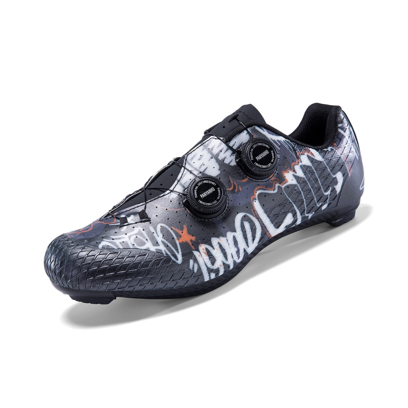 Pantofi de ciclism luminoși, cu schimbare de culoare, pentru biciclete de drum și spinning, compatibili cu pedalele clipless