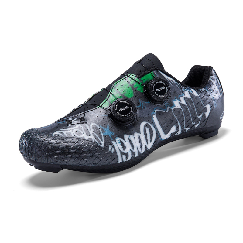 Pantofi de ciclism luminoși, cu schimbare de culoare, pentru biciclete de drum și spinning, compatibili cu pedalele clipless