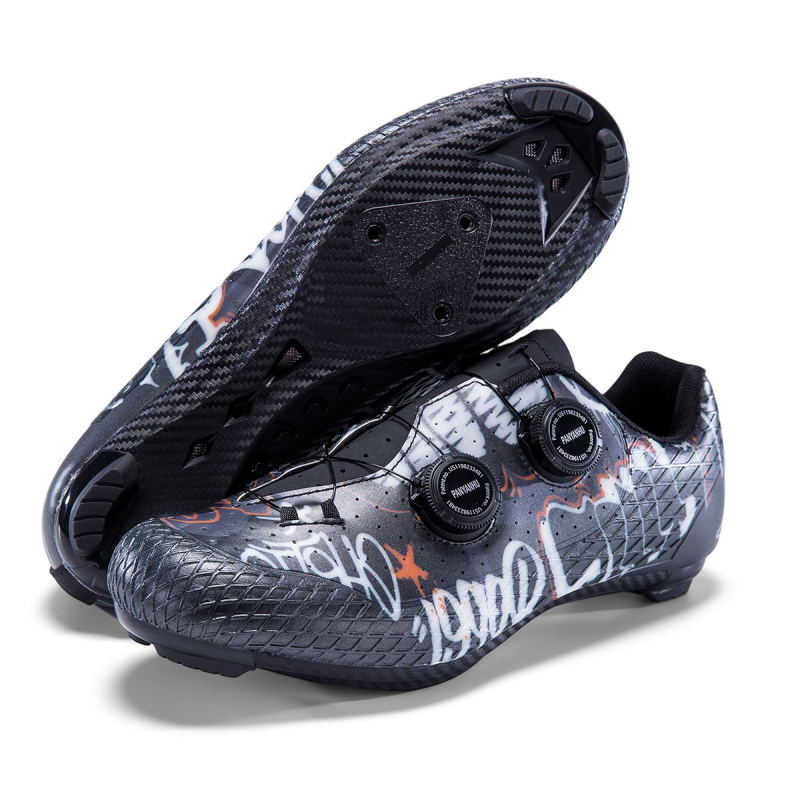 Pantofi de ciclism luminoși, cu schimbare de culoare, pentru biciclete de drum și spinning, compatibili cu pedalele clipless