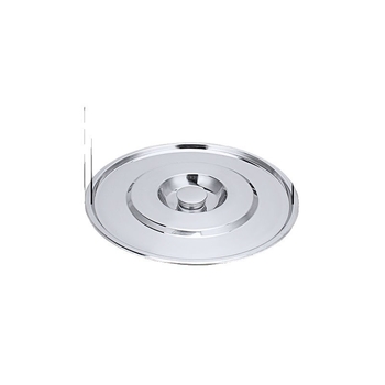 Capac din oțel inoxidabil gros, rotund, universal pentru găleți și recipiente – rezistent la umezeală; potrivit pentru găleți de supă, saramură, orez și rezervoare de apă