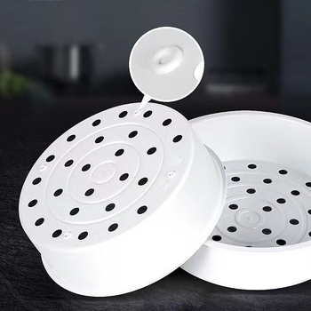 Strat universal de abur pentru oală de orez — interior din plastic, gros, de calitate alimentară, capacitate 3–4 L