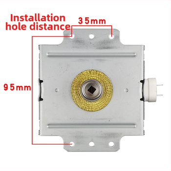 2M253J magnetron pentru cuptor cu microunde, accesoriu original nou, răcire cu aer, frecvență fixă, placă de bază scurtă, tub de încălzire de 860W