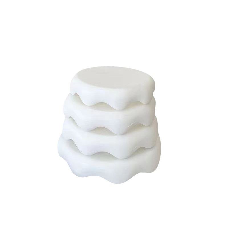 Capac din silicon de calitate alimentară pentru căni din sticlă, design fulg de zăpadă; personalizabil și potrivire universală.