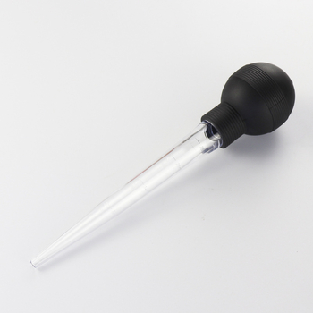 Kit de injectare pentru curcan cu ac pentru grătar, tub de picurare pentru condimente și perie de curățare