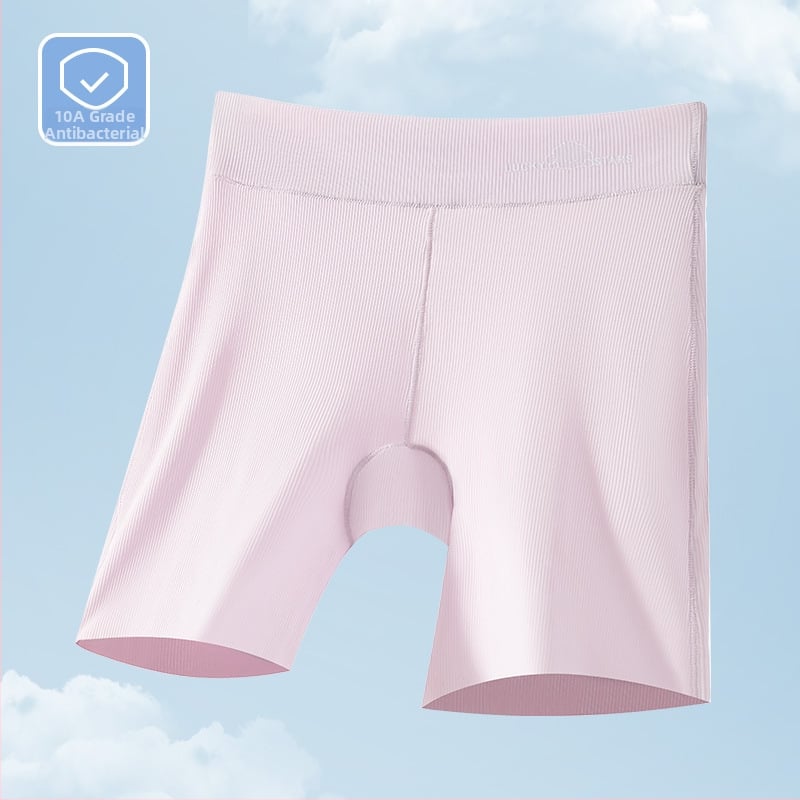 Pantaloni de siguranță pentru fete, din material ice-silk, lenjerie pentru copii anti-expoziție, pantaloni de bază 3-in-1 pentru fetițe de talie medie și mare, vară