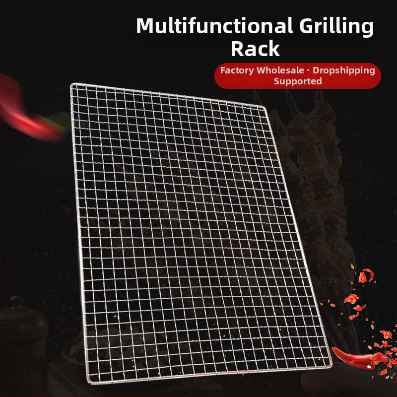 Grilă de grătar dreptunghiulară galvanizată, multifuncțională, pentru exterior