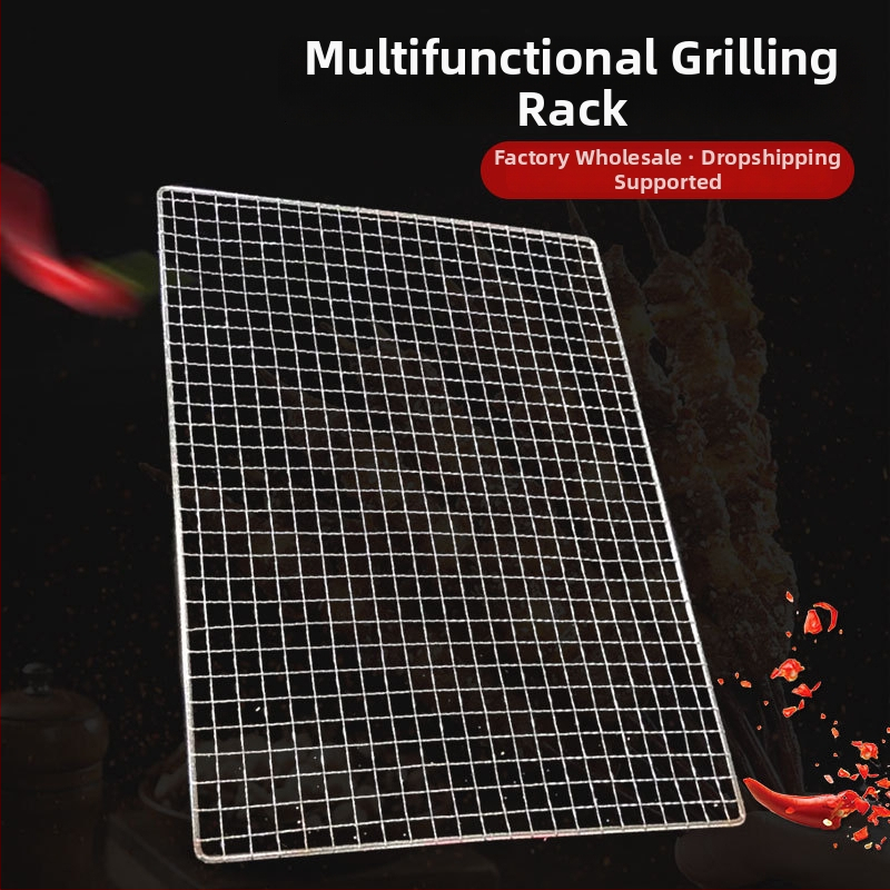 Grilă de grătar dreptunghiulară galvanizată, multifuncțională, pentru exterior