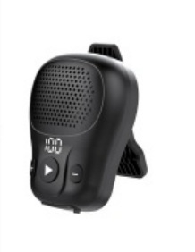 Difuzor Bluetooth portabil pentru exterior, design clip-on, rezistent la apă IPX5, compact și ușor de purtat