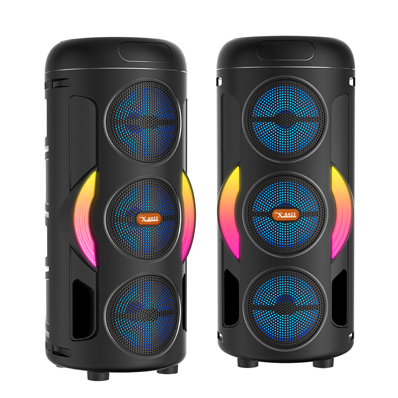 Difuzor Bluetooth RGB MZS-3302, 3 inch, wireless pentru exterior