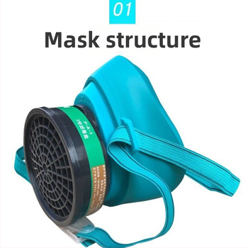 Green and Cool L930 Masca de gaz cu cutie de filtrare pentru mirosuri de spray și gaze chimice