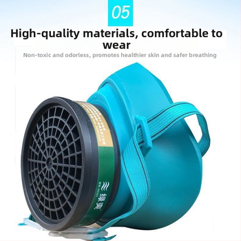 Green and Cool L930 Masca de gaz cu cutie de filtrare pentru mirosuri de spray și gaze chimice