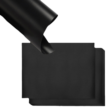 Covoraș antiaderent pentru grătar, acoperire PTFE pe fibră de sticlă, negru, pătrat, 0.1–0.2 mm, rezistent la temperaturi înalte