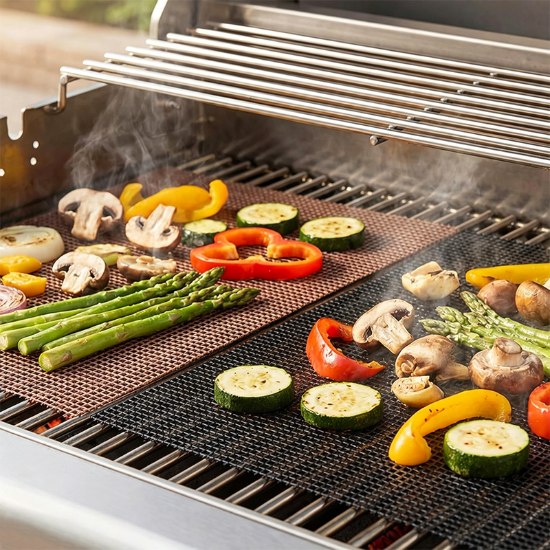 Covoraș grill din plasă teflonată, 33×40 cm, antiaderent