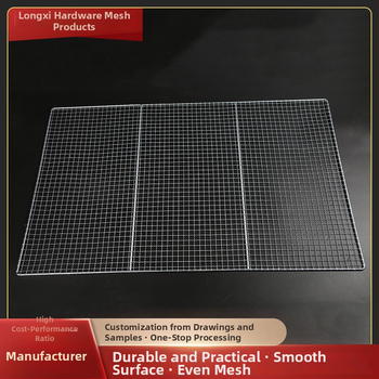 Grilaj pentru grătar, 50x80 cm, din oțel cu conținut scăzut de carbon, zincare la rece, potrivit pentru restaurante de grătare și picnicuri