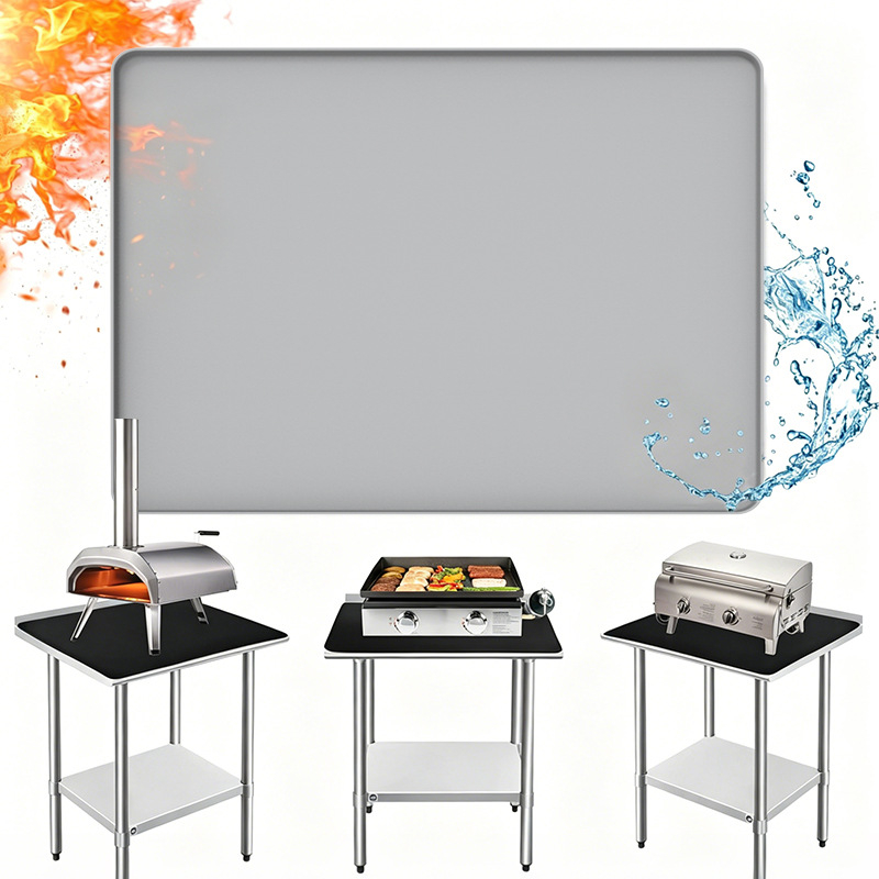 Blackstone Grill Mat, silicon de calitate alimentară, impermeabil și ignifug, izolație pentru gătit în aer liber și camping, covoraș multifuncțional