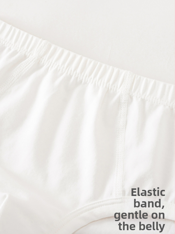 Unisex bavlnené detské boxerky, biele, trieda A, pre 3-8 rokov