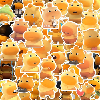 252 stickere capybara, expresii drăguțe desen animate, set autocolante pentru caiet DIY, rezistente la apă