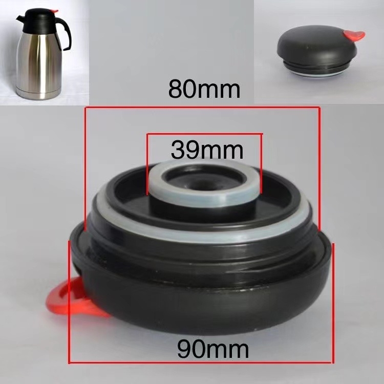 Cap plat pentru oală de cafea, capac izolat, capac etanș, accesoriu portabil pentru oală