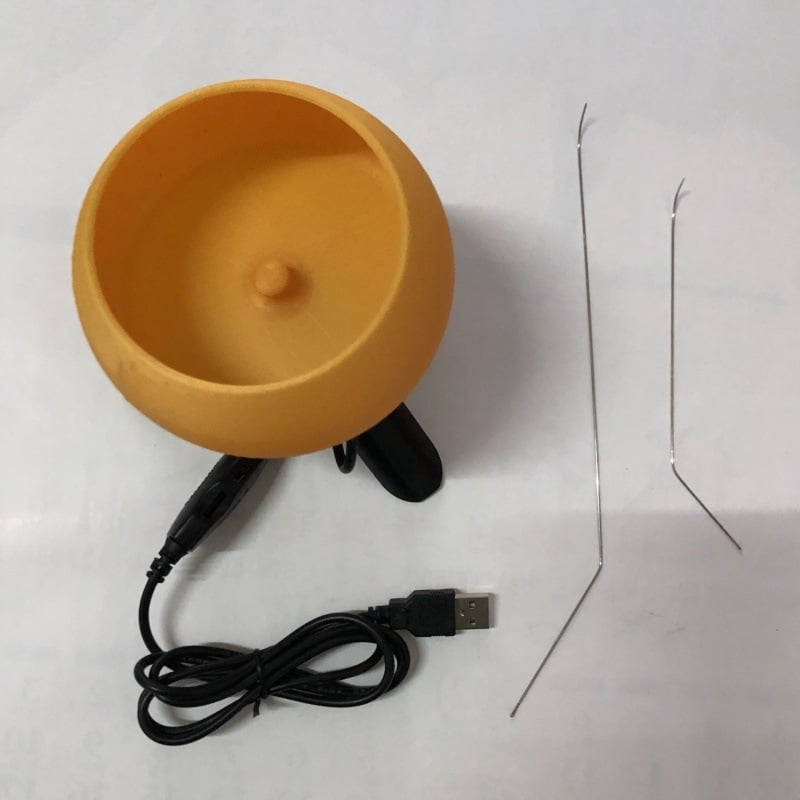 Kit USB pentru mărgele: mașină de mărgele cu bol rotativ, pentru realizarea brățărilor și a colierelor