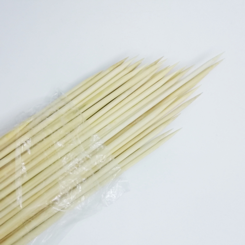 Bețe de bambus groase, de unică folosință pentru grătar; bețe robuste din bambus pentru grătar, Mala Tang și bețe cu fructe de hawthorn caramelizate.