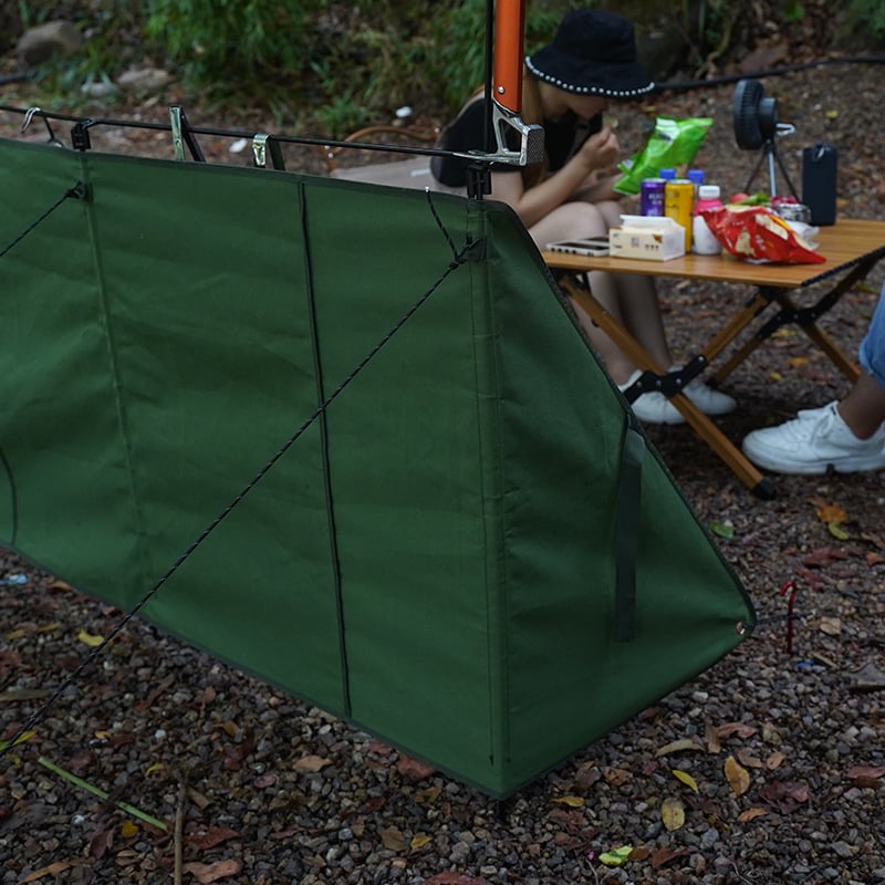Barieră uriașă anti-vânt pentru camping și picnic, ecran de protecție pentru foc de tabără și grătar